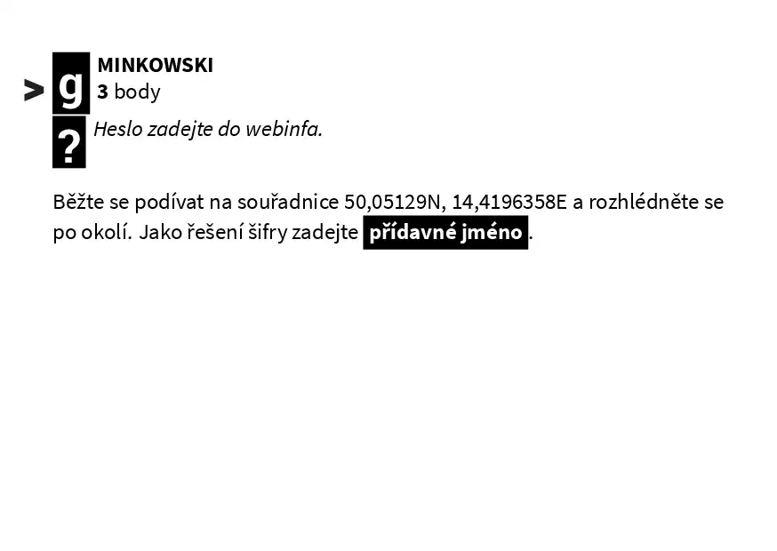 Úkol g